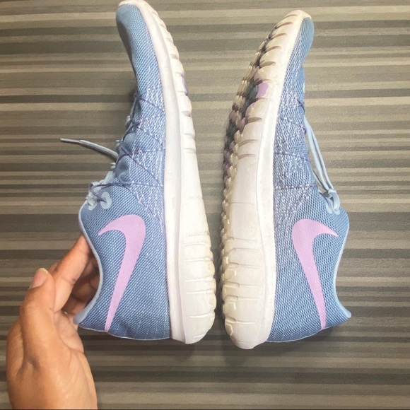 🌹 Nike Flex Fury 2Women Running Shoe Blue/Pink 11 - Picture 2 of 10